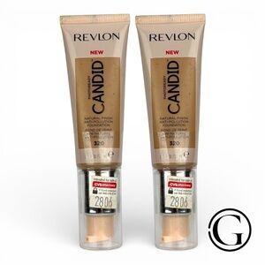 2 PACK Revlon PhotoReady Candid Foundation- 320 Tawny